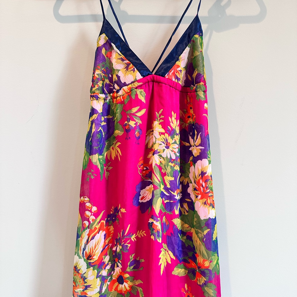 Forever 21 Pink Floral Summer / Beach Dress